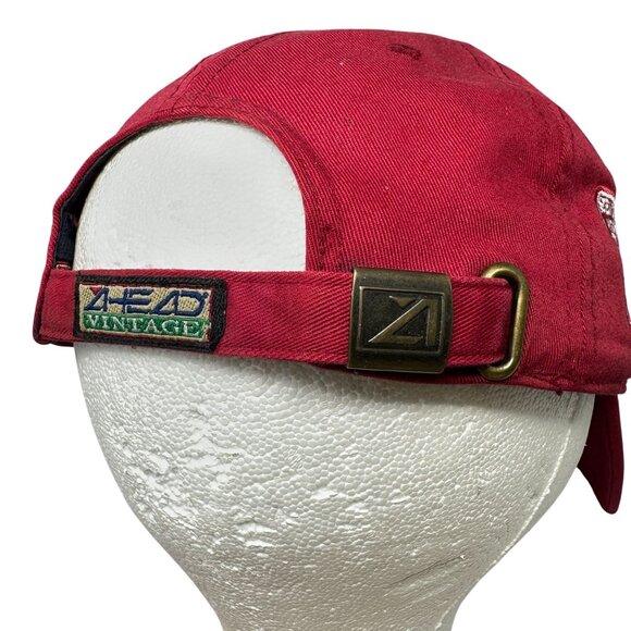 Michigan TPC Senior PGA Tour Red Baseball Cap Adjustable Buckle AHead Vintage - Picture 7 of 12